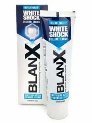 Зубная паста мгновенное отбеливание BLANX White Shock Crystal White 75 мл