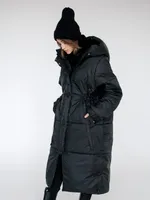 Пуховик ko-ko-ko зимний женский черный