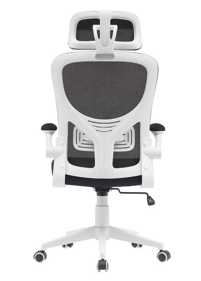 Кресло офисное TopChairs Airone белый с черной сеткой