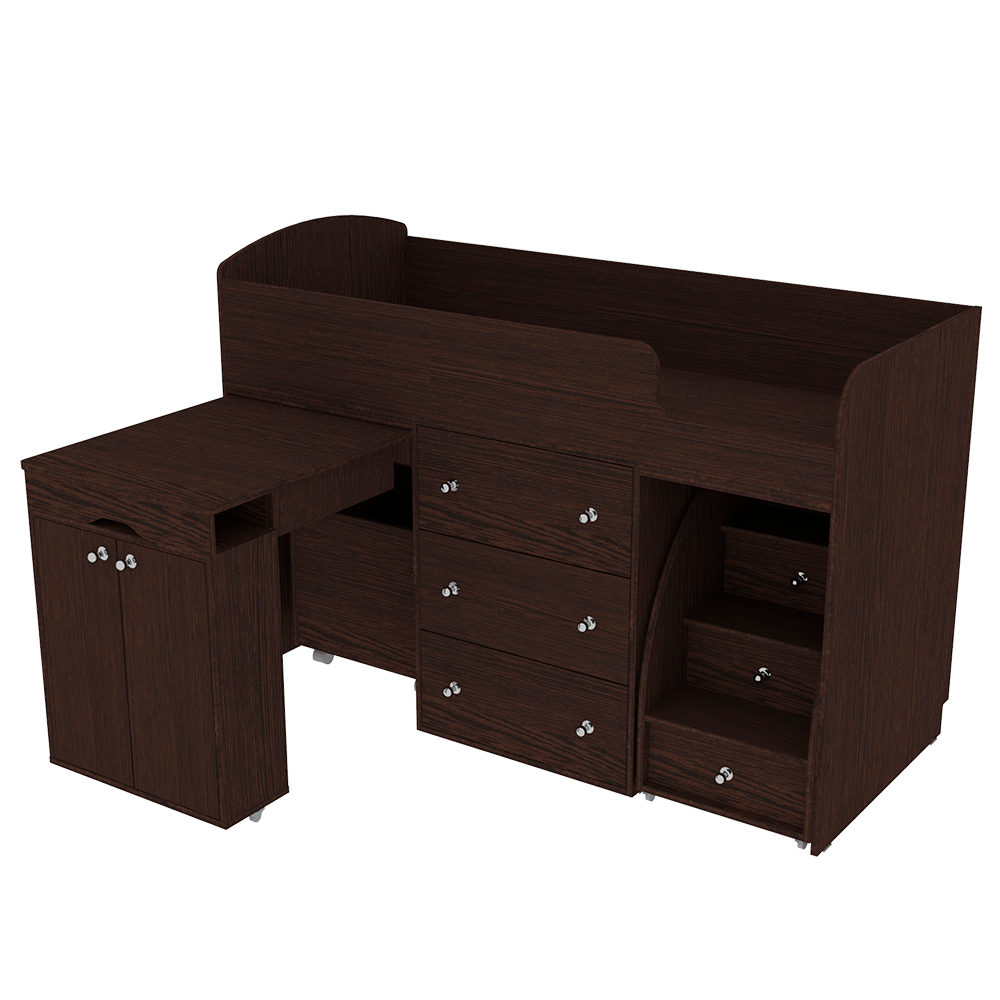 Кровать-чердак КарИВи Малыш Венге Венге