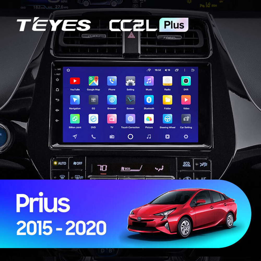 Teyes CC2L Plus 9" для Toyota Prius 2015-2020