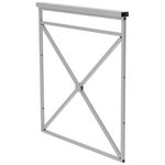 Пешеходное ограждение ПО-1 Крест тип 1 укороченное (секция + стойка), стойка 80х80 съемная, порошковая окраска