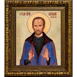 Василий Кондратьев святой мученик. Икона на холсте.