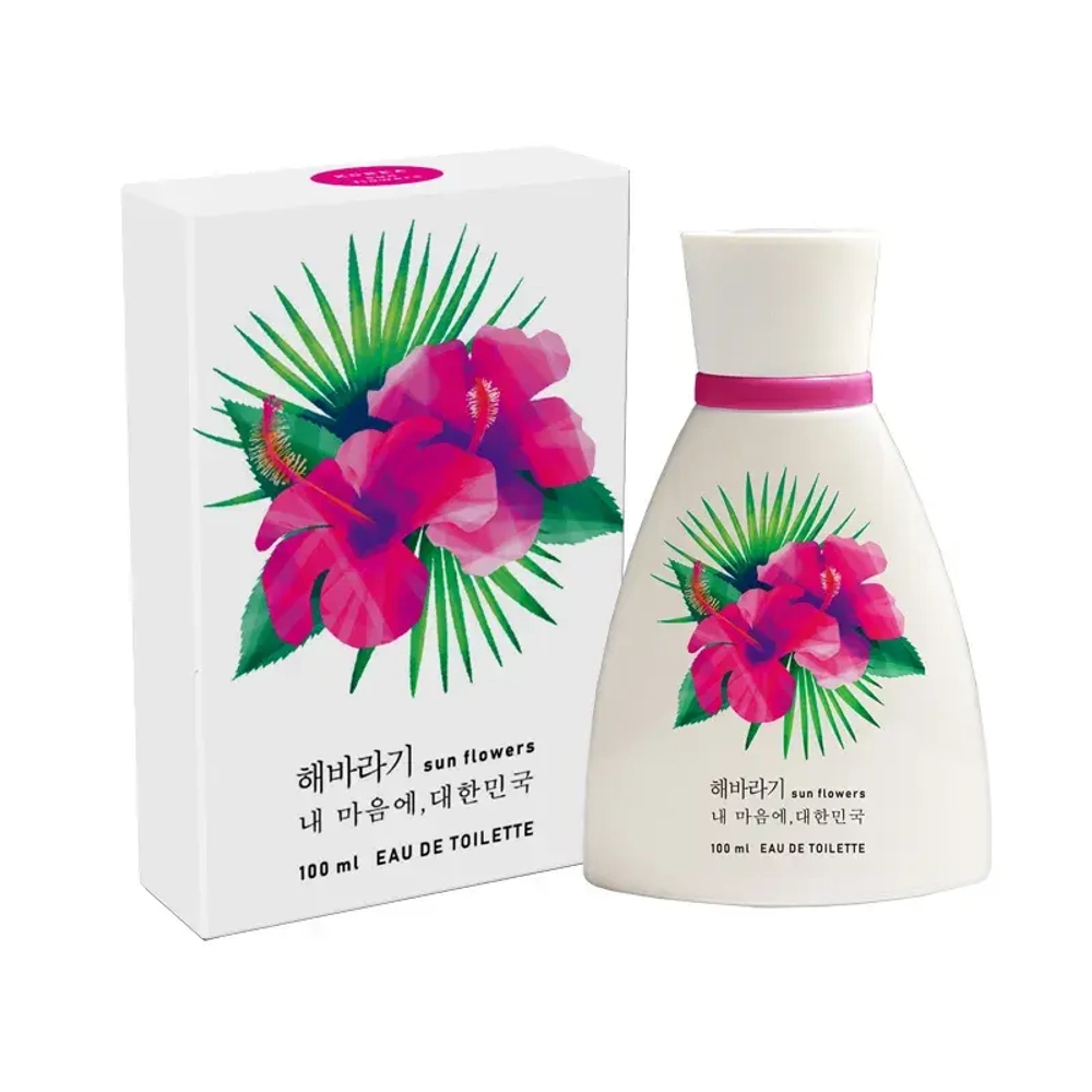 Туалетная вода для женщин "KOREA SUN FLOWERS" 100мл Россия