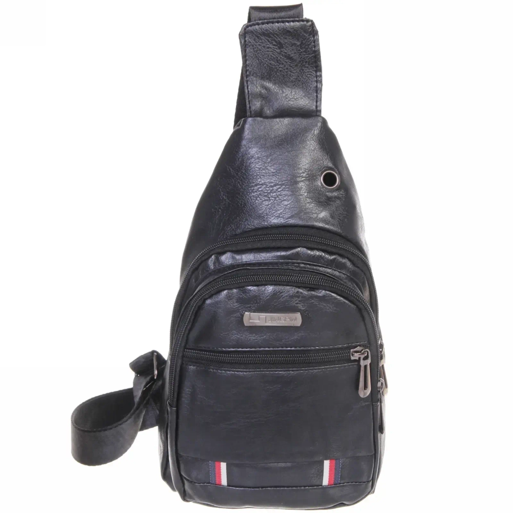 Сумка мужская «Рower Сity», цвет черный, два отделения и карман, 29*17*5,5см