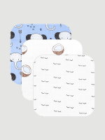 Сет из 3х муслиновых салфеток Mjölk Кокосы