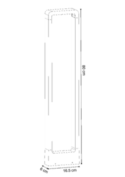 Ландшафтный светильник Arte Lamp Trapezio A2080PA-1BK