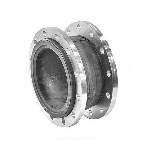 Компенсатор резиновый антивибрационный EPDM 700L Ду 40 Ру16 фл Тмакс=100С L=95мм Zetkama 700L040C00 сжатие/растяжение 8/4