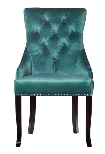 24YJ-236-07375 Стул велюр изумрудный 63*56*99см
