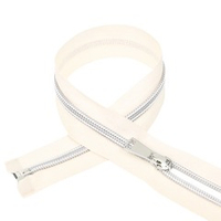 Молния спираль Т5, L 75 см, молочный