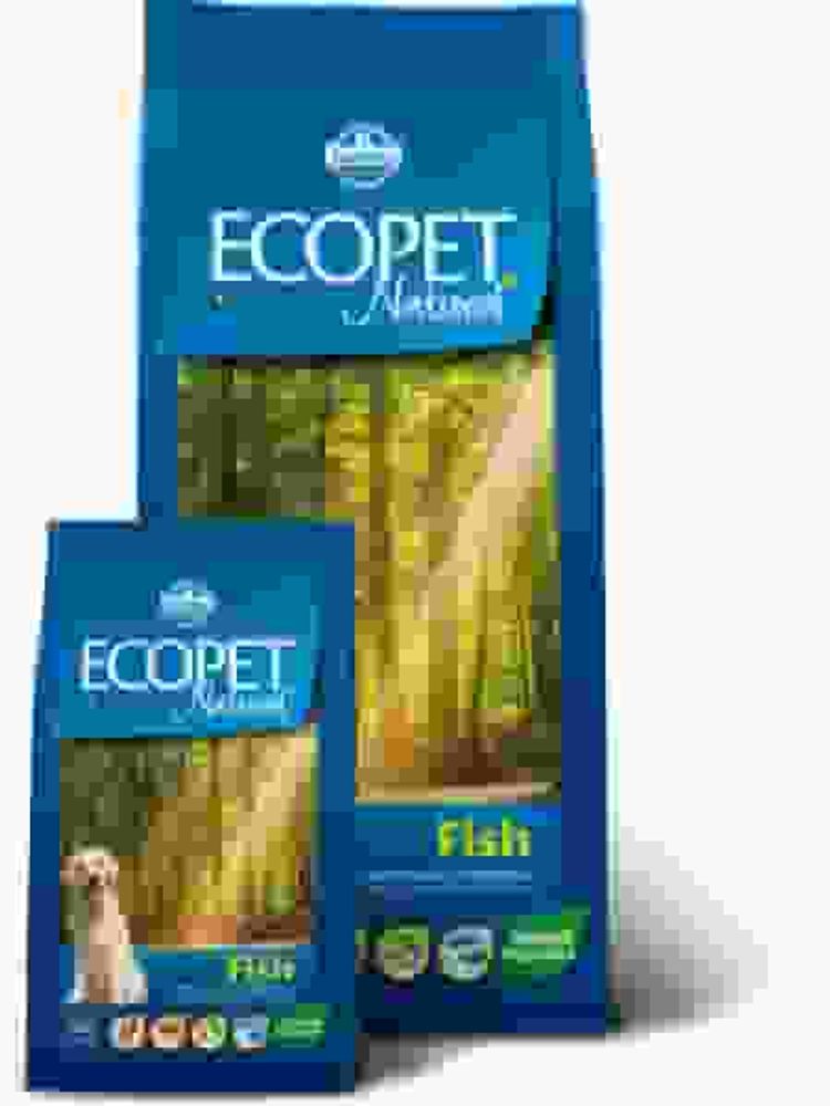 Корм Ecopet Natural Fish 12kg
