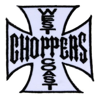 Нашивка West Coast Choppers белая