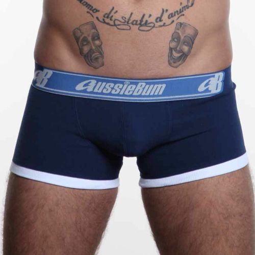 Мужские трусы хипсы синие Aussiebum AB00132