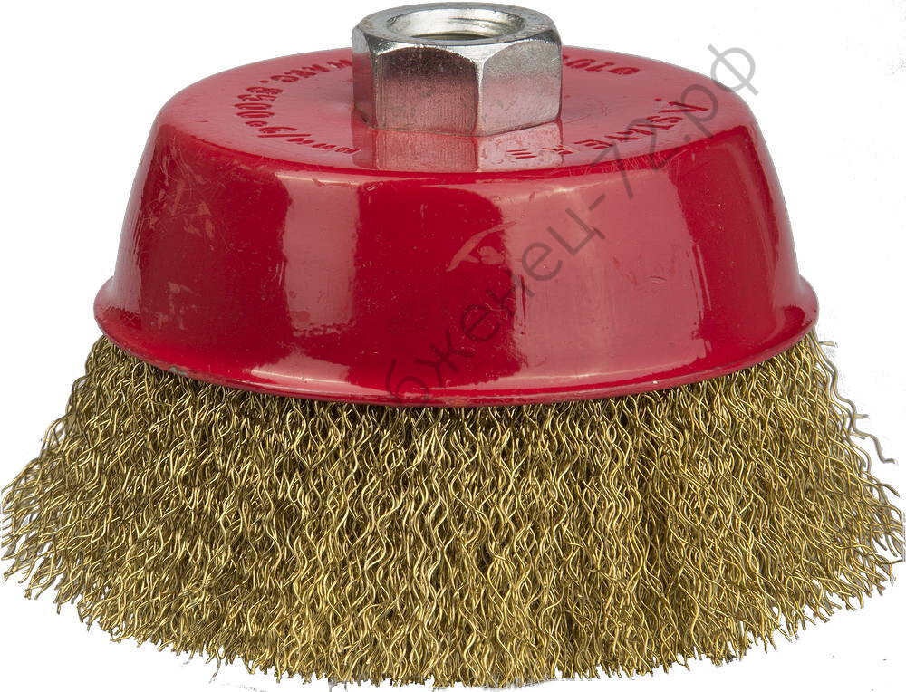 STAYER 100 мм, витая латунированная стальная проволока, 0.3 мм, Щетка чашечная, PROFESSIONAL (35125-100)