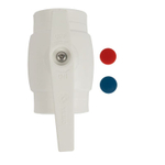 Кран шаровый полипропиленовый 50 мм полнопроходной TEBO