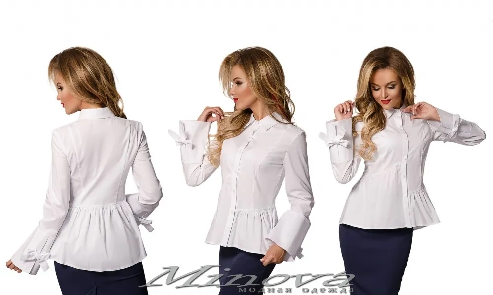 Блуза 2008 (белый) Minova