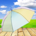 Зонт детский полуавтомат «Ultramarine - Радуга», пастель, 8 спиц, d-92, в сложе. виде 71см●