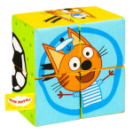 Кубики "Три кота. Собери Коржика" (Мякиши)