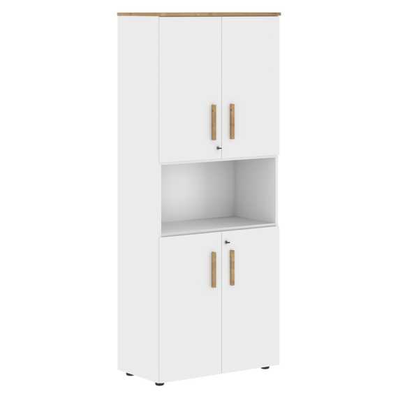 Шкаф с 2-мя комп-ми малых дверей и топом FHC 80.4(Z)  802х429х1983 FORTA