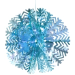 Украшение фольгированное «Снежный шар» d-30 см, Голубой