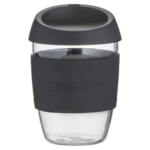 Кружка стеклянная Typhoon 400 мл чёрная