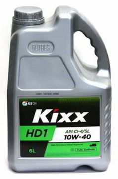 Kixx HD1 CI-4 10W-40 масло моторное синтетическое дизельное (6 Литров)