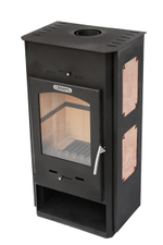 Печь-камин стальная "Сибирь" 8 кВт