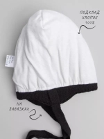 Шапка детская осенняя со снудом