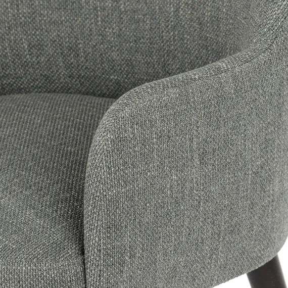 Стул Onsen, серый, черные ножки