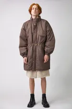 Парка Choompu оверсайз коричневая