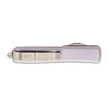 Автоматический нож Microtech Ultratech 121-10APGY c клинком из стали Böhler M390 Microclean®, рукоять алюминий