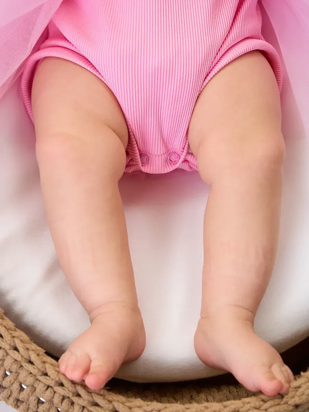 Платье-боди для новорожденной