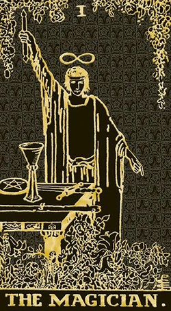 Набор "Таро Золото на Чёрном / Gold & Black edition Tarot"