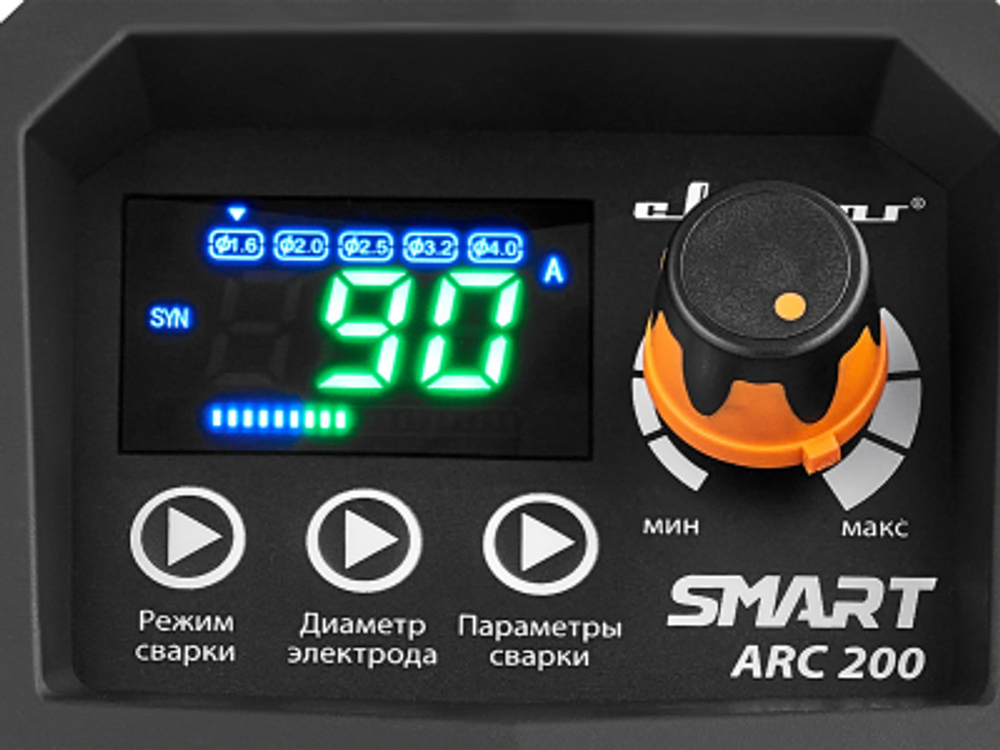 Инвертор сварочный ARC 200 "REAL SMART" (Z28303)