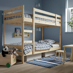Кровать двухъярусная - IKEA MYDAL/ МИДАЛ ИКЕА, 90x200 см, коричневый