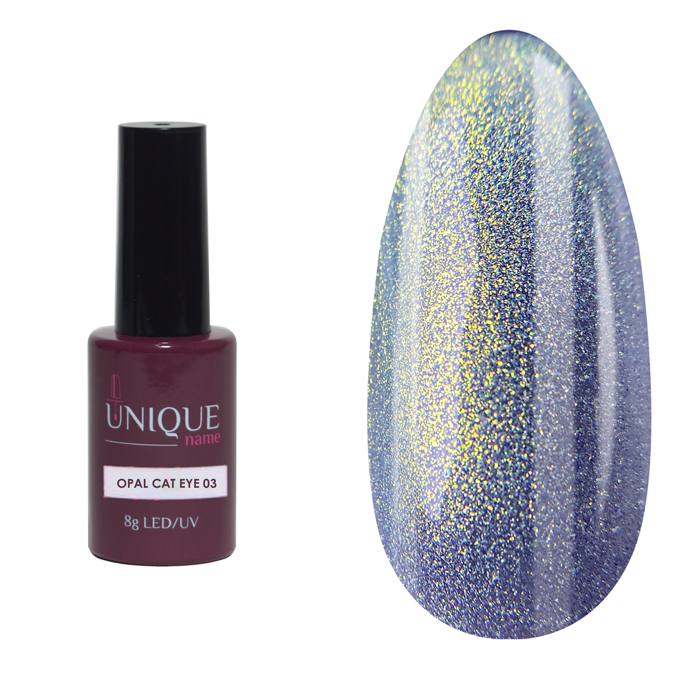 Unique Гель-лак Opal Cat Eye 03 (8ml)