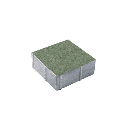 Тротуарная плитка КВАДРАТ 300х300 мм - Гранит Зеленый