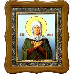 Лия Святая праведная праматерь. Икона на холсте.