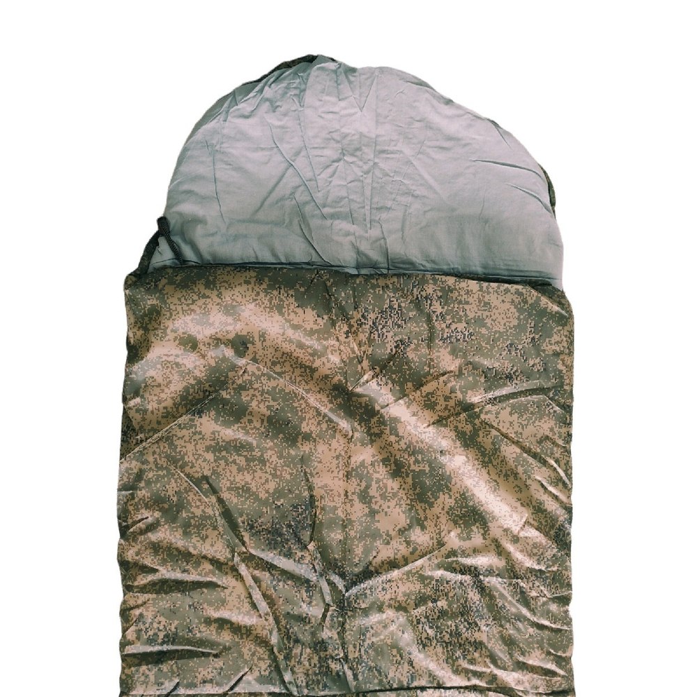 Спальный мешок-одеяло Mobula СП 3L камуфлированный c подголовником