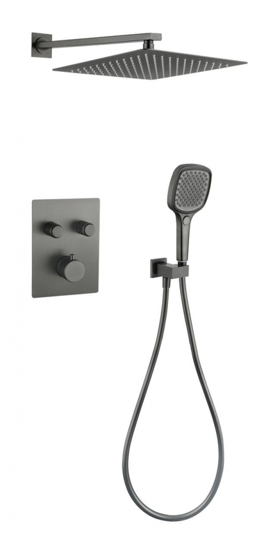 Душевая система скрытого монтажа Grocenberg GB5040BG с Термостатом Vernet (Франция)