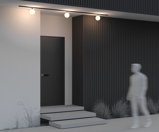 Уличный трековый светильник Outdoor O-TR01-2-S-9WB3K