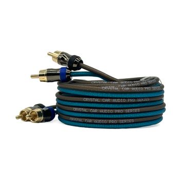 Кабель межблочный Crystal Car Audio PRO 2RCA - 5