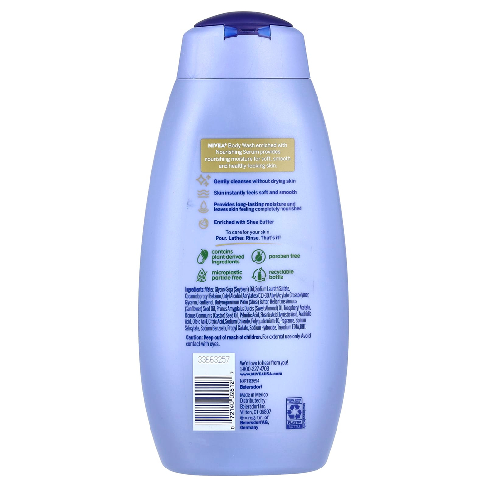 Nivea, Питательный гель для душа, масло ши, 591 мл (20 жидк. унц.)