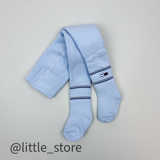 Колготки махровые Голубые