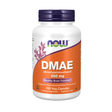 Now Foods DMAE 250 mg 100 veg capsules , ДМАЭ , Диметиламиноэтанол