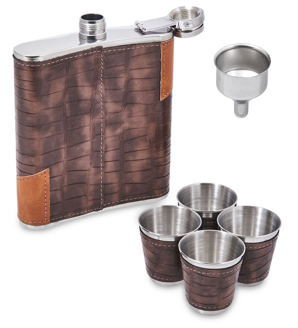 GT-122 Подарочный набор фляжка со стопками