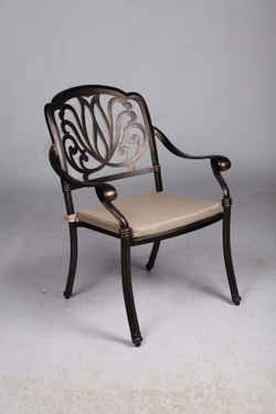 Подушка для кресла из литого алюминия