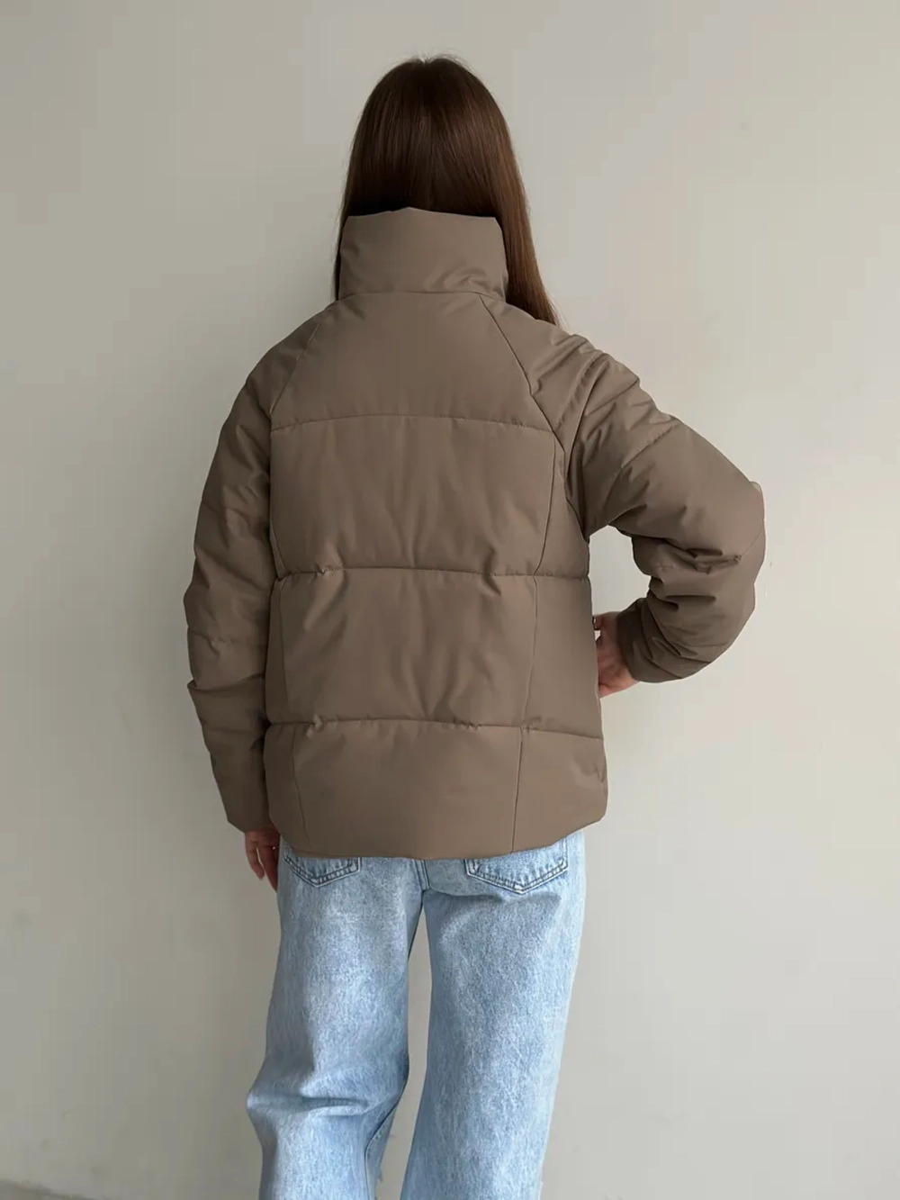 Куртка осенняя короткая без капюшона