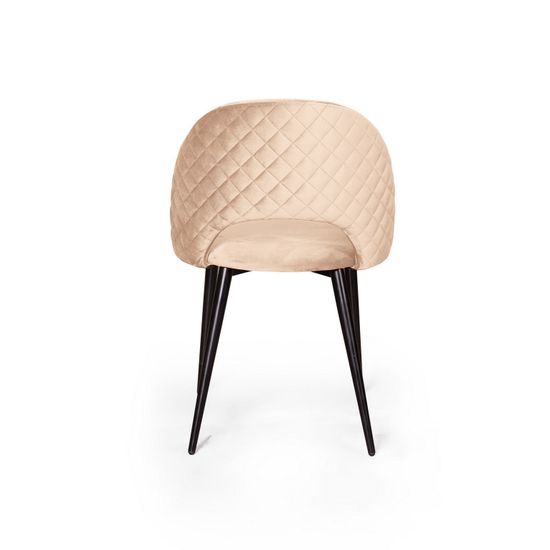 Стул Max ромб, бархат бежевый 5