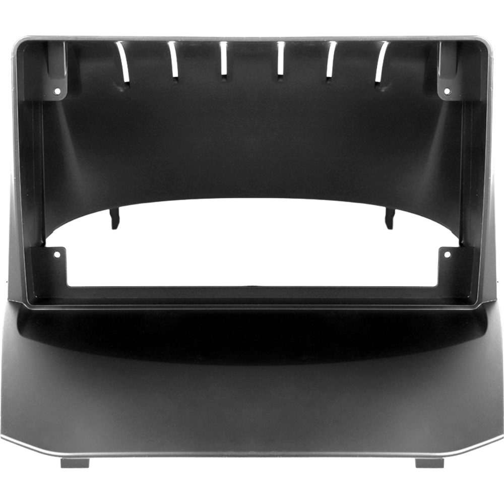 Комплект рамки с разъёмами 9"+can Ford Fiesta MK6 2012-2018 БК голубой (вариант F1 монитор посередине) - Car-Smart 9297B